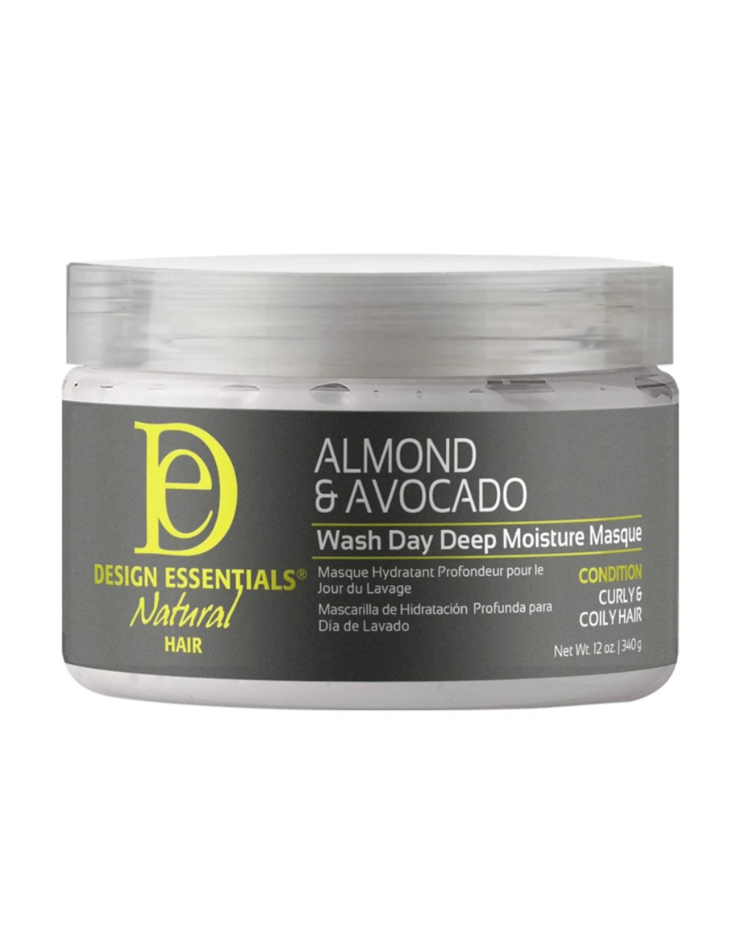 DESIGN ESSENTIALS Almond & Avocado Wash Day Deep Moisture Masque