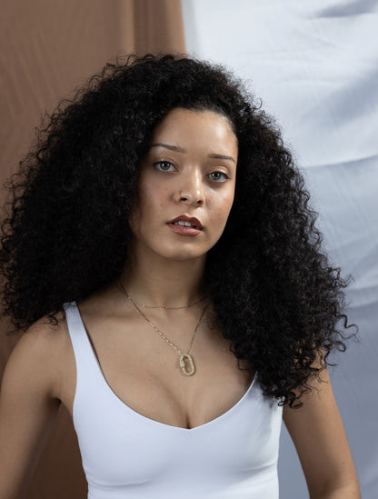 Burmese Curly Half Wig