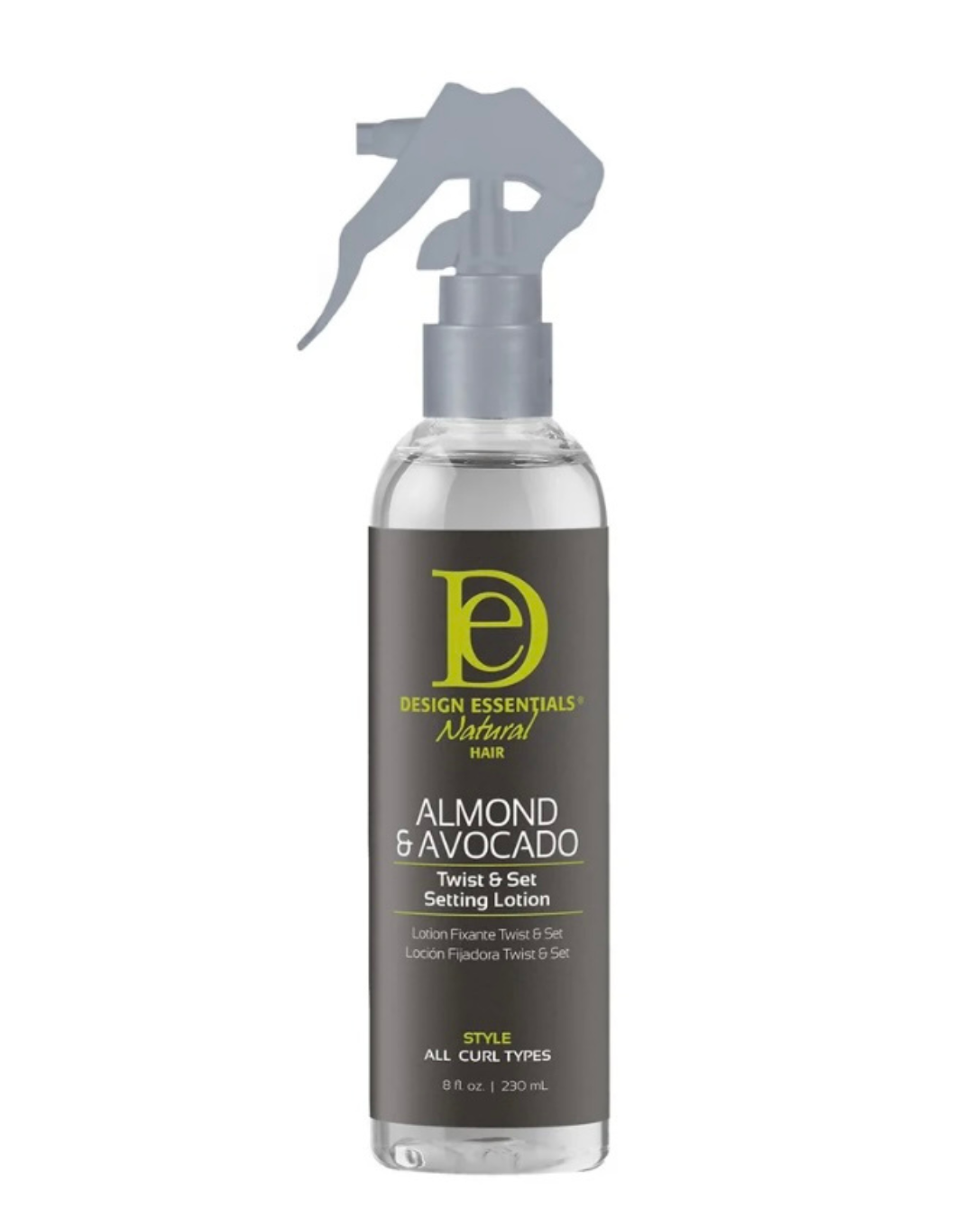 DESIGN ESSENTIALS Almond &amp; Avocado Twist &amp; Set Setting Lotion