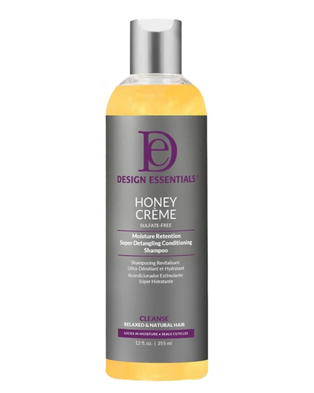 DESIGN ESSENTIALS Honey Creme Moisture Retention Super Detangling Conditioning Shampoo