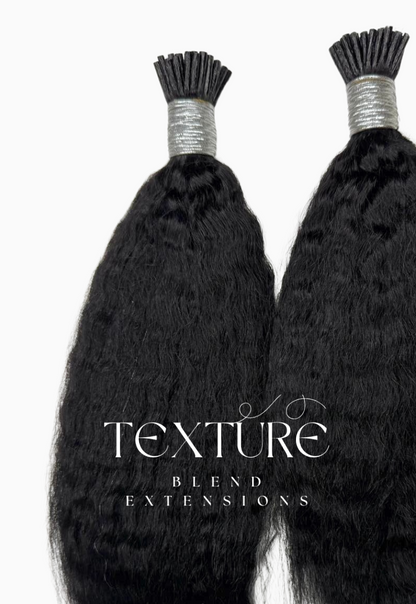 Kinky Straight I-Tip Extensions