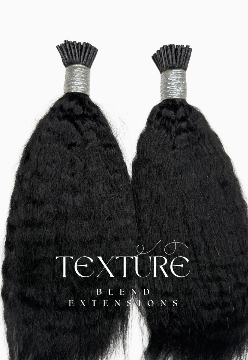 Kinky Straight I-Tip Extensions
