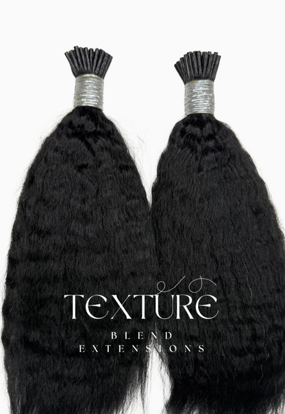 Kinky Straight I-Tip Extensions