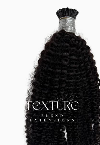 Afro Kinky Curls I-Tip Extensions