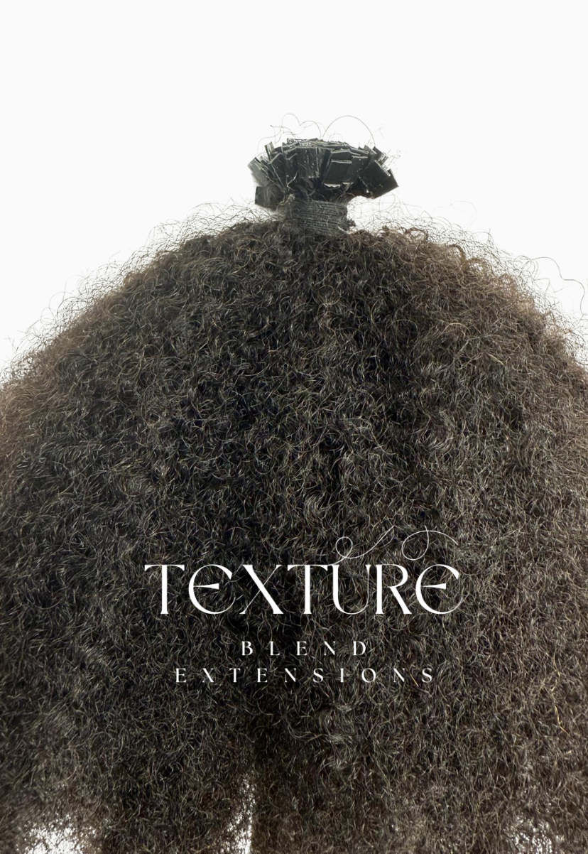 Afro Kinky Coily K-Tip Extensions