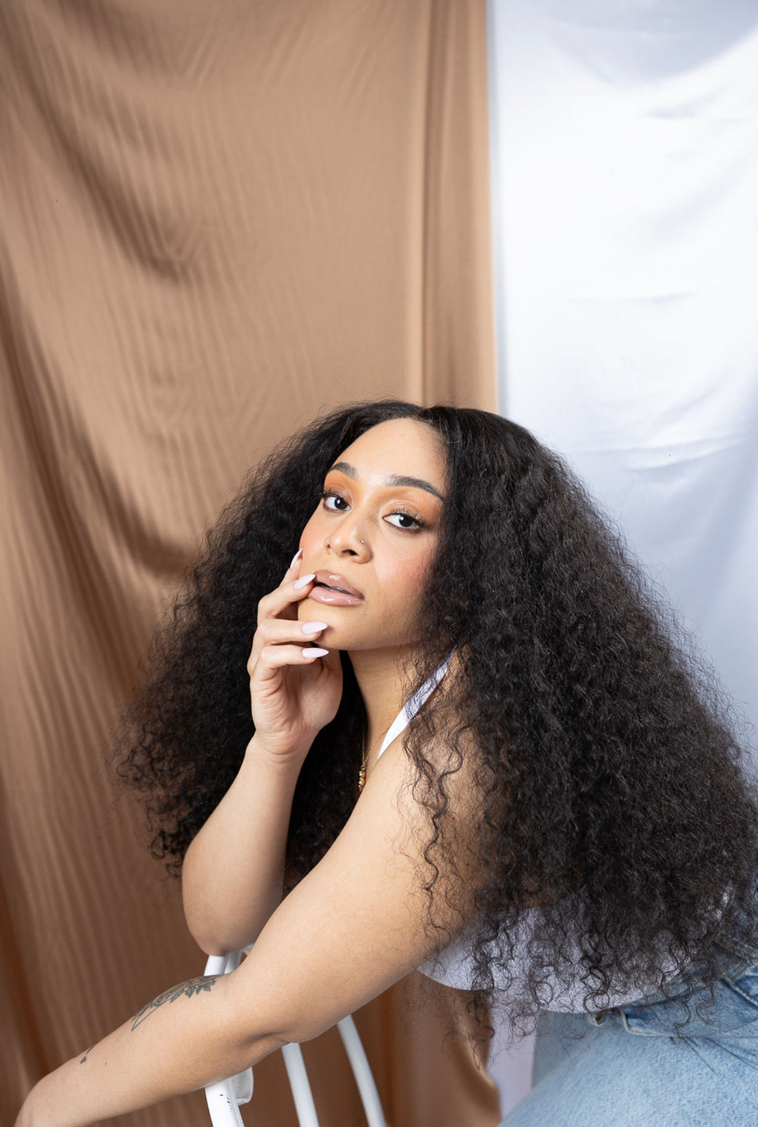 Cambodian Curly Wig - Honey Blonde